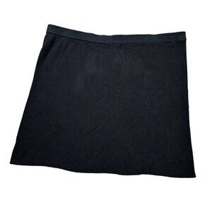 Old Navy Black Rib-Knit Stretch Pencil Skirt Size 3X